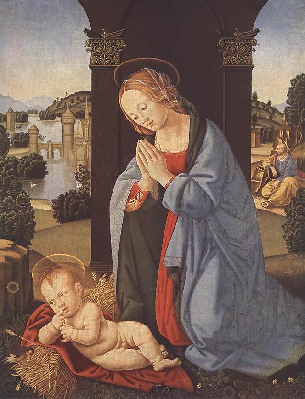 LORENZO DI CREDI The Holy Family g china oil painting image